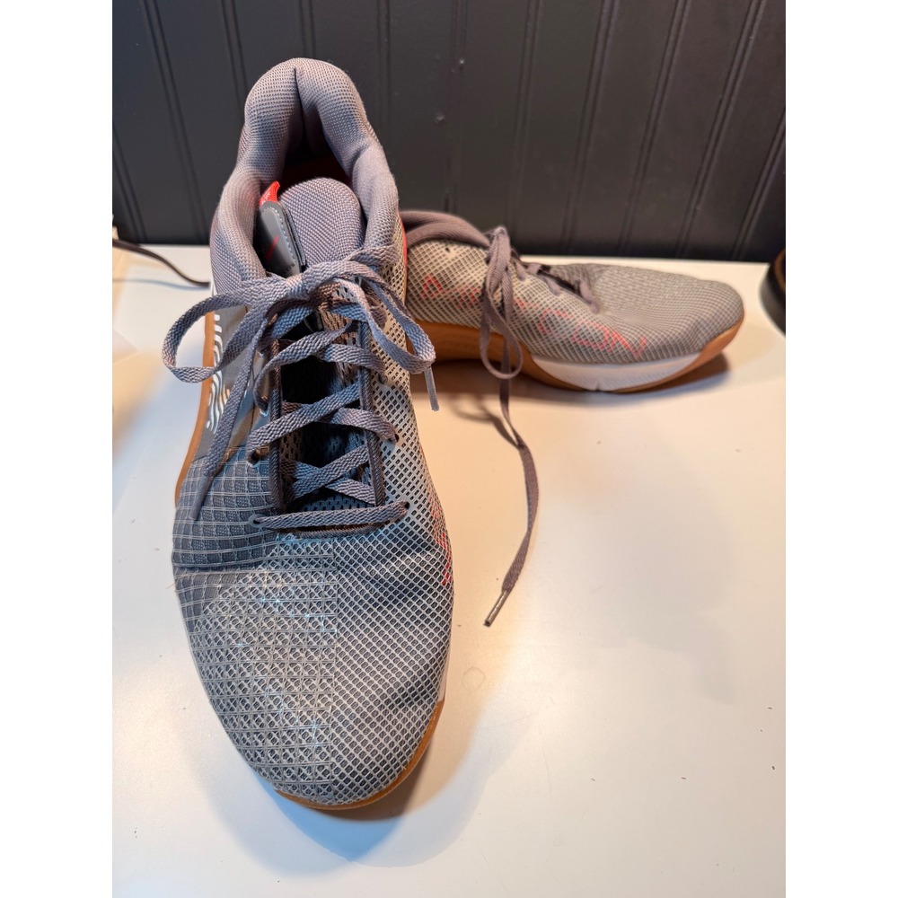 Nike React Metcon 8 Grey Crimson Gum Training Shoes DO9328-005 Mens 13